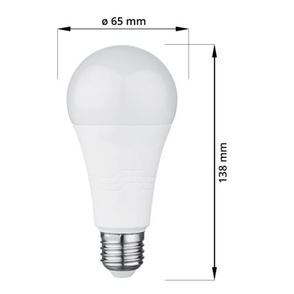 Lampadina LED E27/18W/230V 6000K 2000 lm