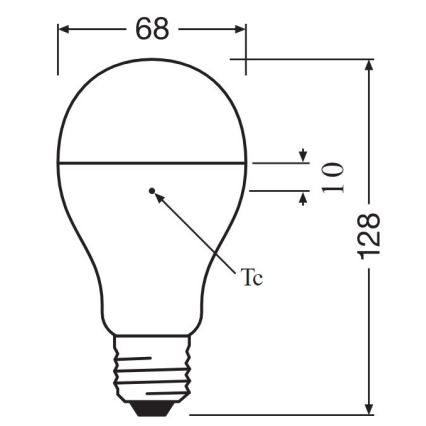 Lampadina LED E27/19W/230V 2700K - Osram