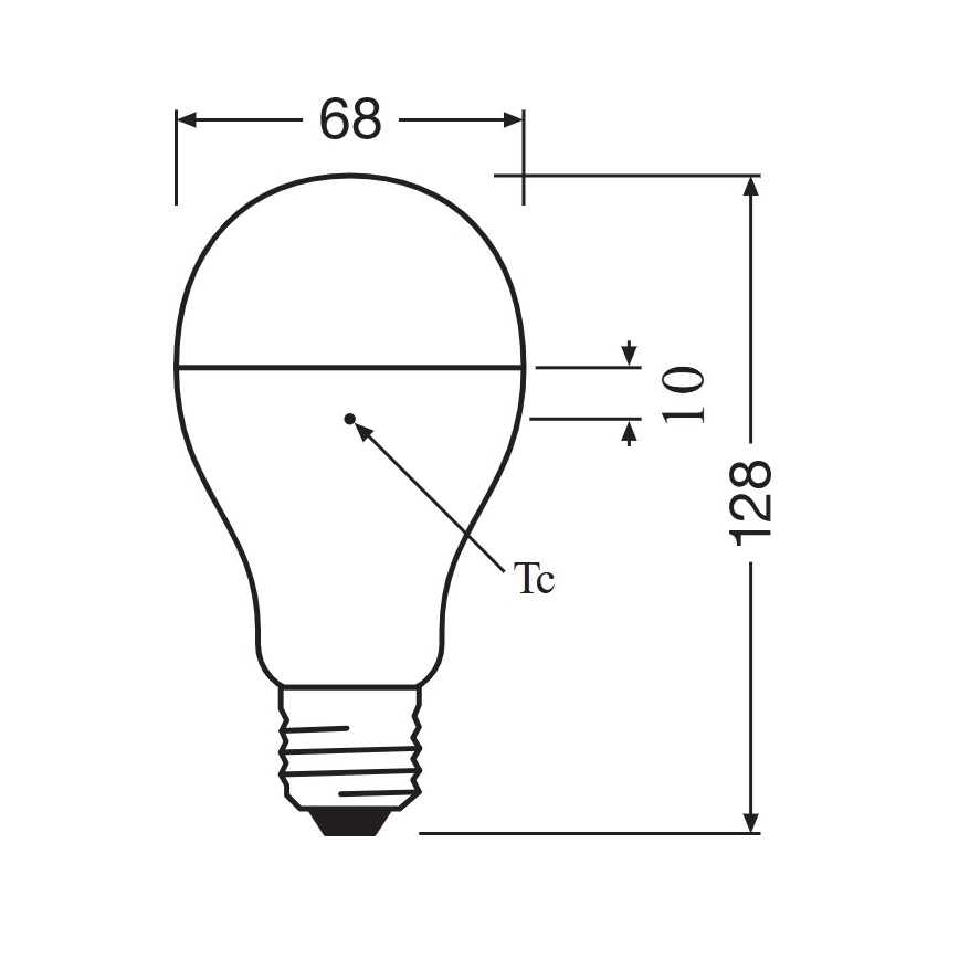 Lampadina LED E27/19W/230V 6500K - Osram