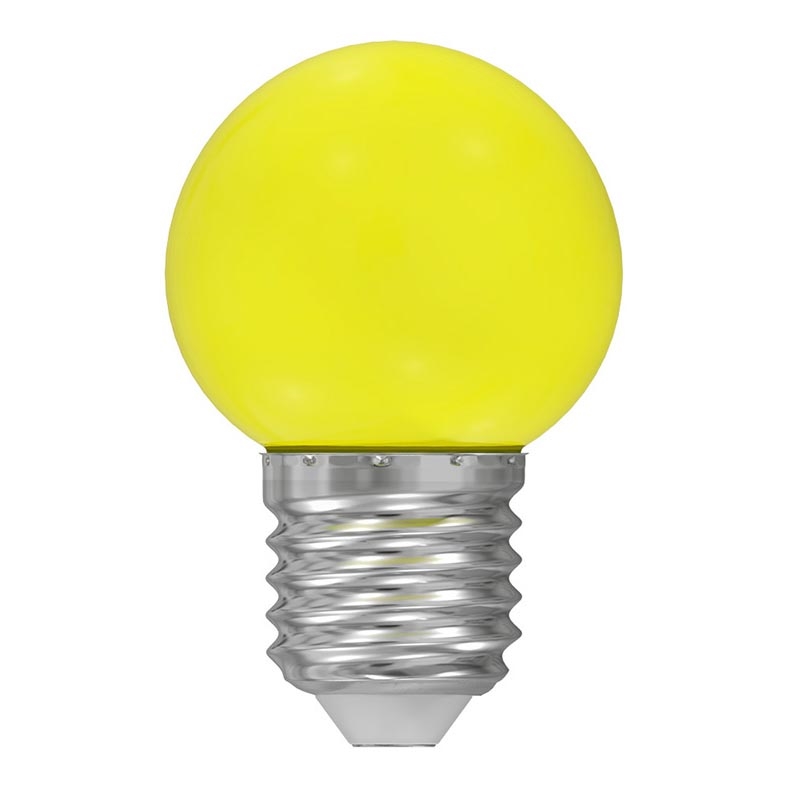 Lampadina LED E27/1W/230V giallo 5500-6500K