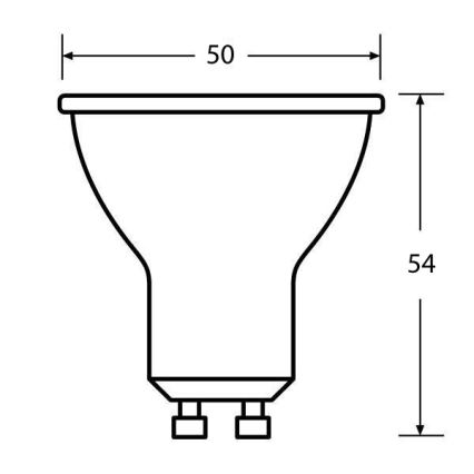 Lampadina LED ECO GU10/5W/230V 2700K 350lm