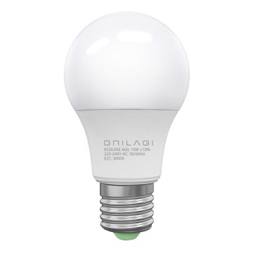 Lampadina LED ECOLINE A60 E27/10W/230V 3000K CRI 92 - Brilagi