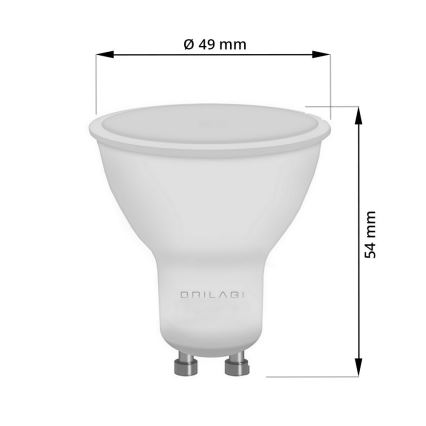 Lampadina LED ECOLINE GU10/7W/230V 4000K - Brilagi