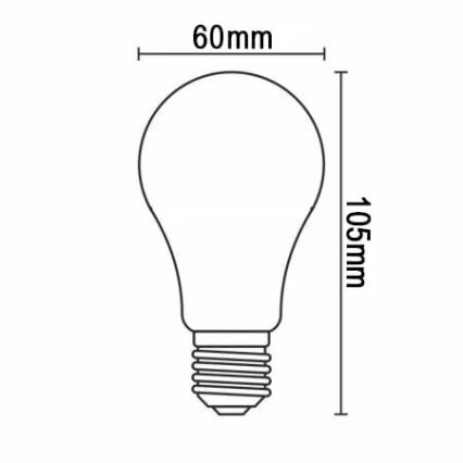 Lampadina LED FILAMENT A60 E27/12W/230V 3000K