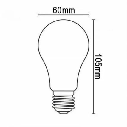 Lampadina LED FILAMENT A60 E27/12W/230V 330° 4000K