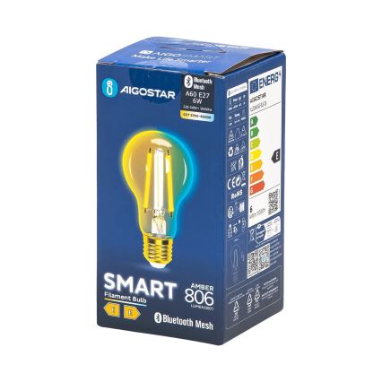 Lampadina LED FILAMENT A60 E27/6W/230V 2700-6500K - Aigostar