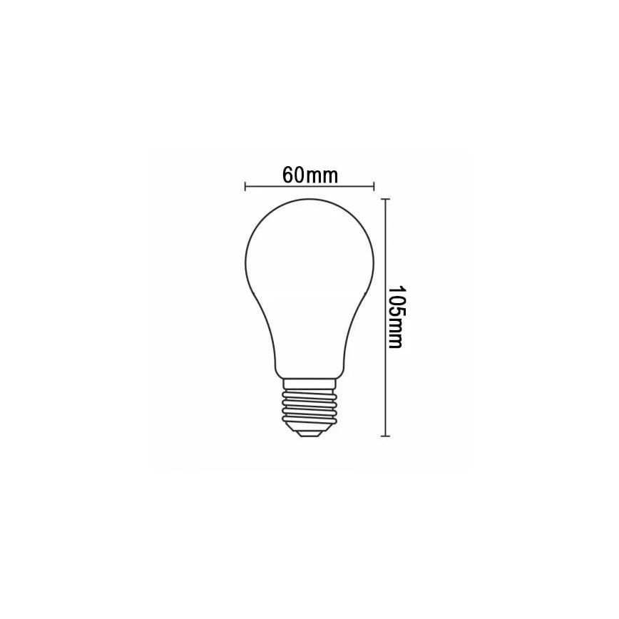 Lampadina LED FILAMENT A60 E27/7,3W/230V 4000K