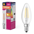 Lampadina LED FILAMENT B40 E14/4W/230V 2700K - Osram