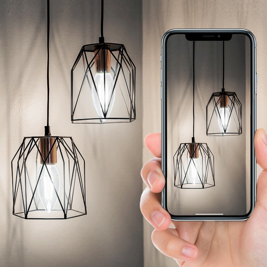 Lampadina LED FILAMENT C35 E14/8W/230V 6500K - Aigostar