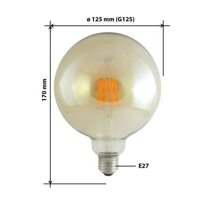 Lampadina LED FILAMENT E27/10W/230V 2000K