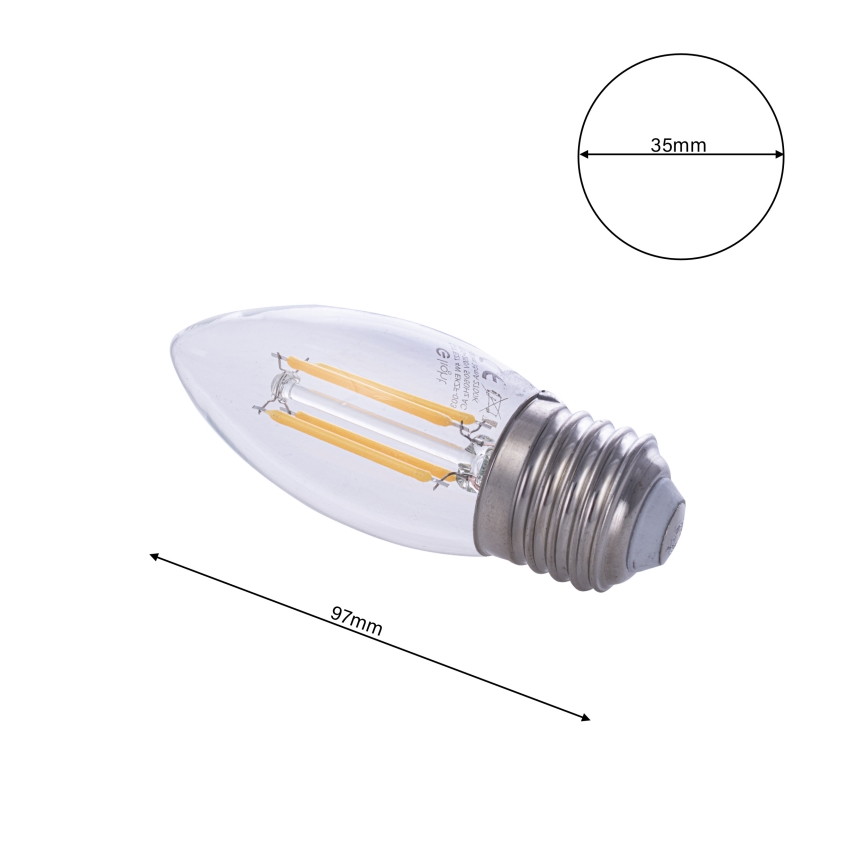 Lampadina LED FILAMENT E27/4W/230V 2700K