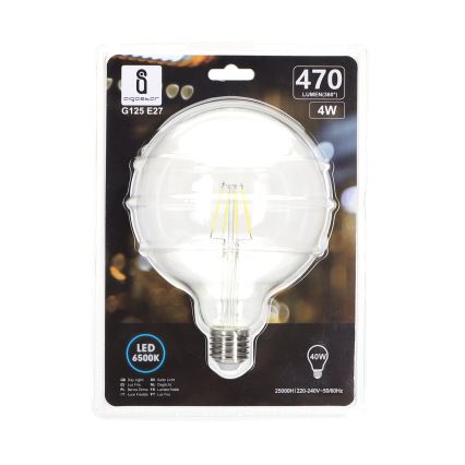 Lampadina LED FILAMENT G125 E27/4W/230V 6500K - Aigostar