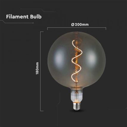 Lampadina LED FILAMENT G200 E27/4W/230V 2700K