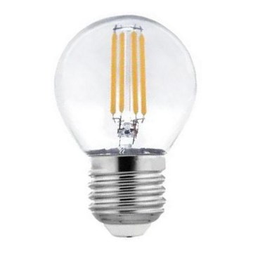 Lampadina LED FILAMENT G45 E27/6W/230V 3000K