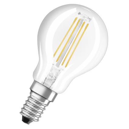 Lampadina LED FILAMENT P40 E14/4W/230V 4000K - Osram
