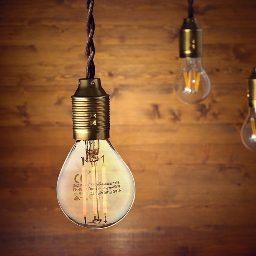 Lampadina LED FILAMENT P45 E14/6W/230V 2700K