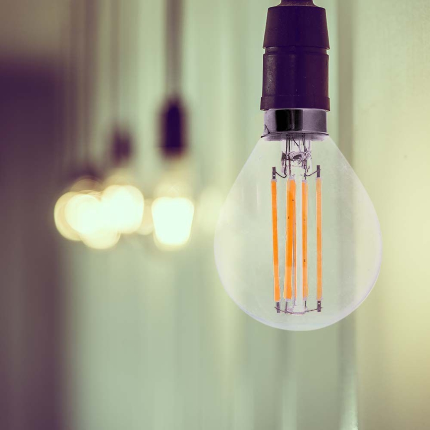 Lampadina LED FILAMENT P45 E14/6W/230V 6500K