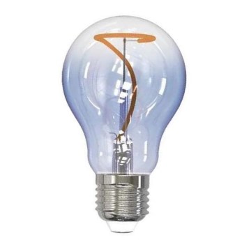 Lampadina LED FILAMENT SHAPE A60 E27/4W/230V 1800K blu