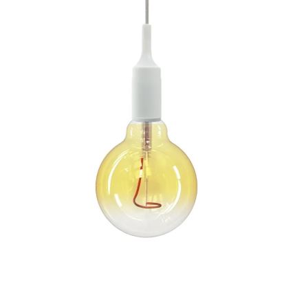 Lampadina LED FILAMENT SHAPE G95 E27/4W/230V 1800K giallo