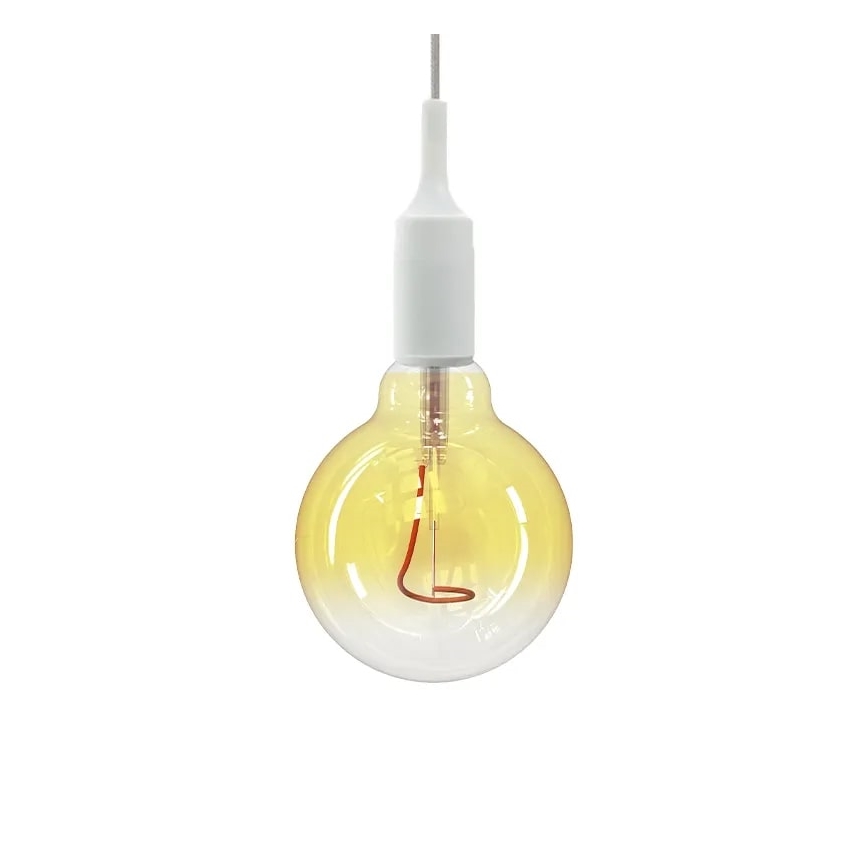 Lampadina LED FILAMENT SHAPE G95 E27/4W/230V 1800K giallo
