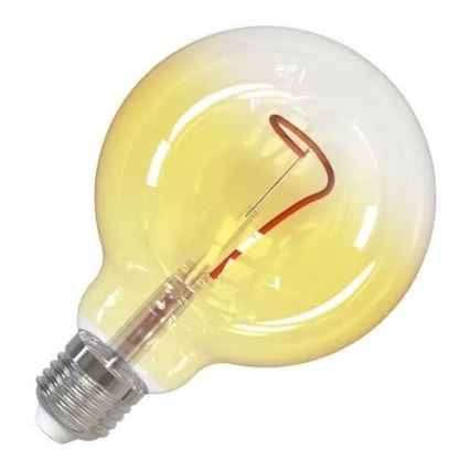 Lampadina LED FILAMENT SHAPE G95 E27/4W/230V 1800K giallo