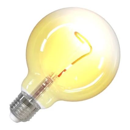 Lampadina LED FILAMENT SHAPE G95 E27/4W/230V 1800K giallo