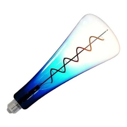 Lampadina LED FILAMENT SHAPE T110 E27/5W/230V 1800K blu