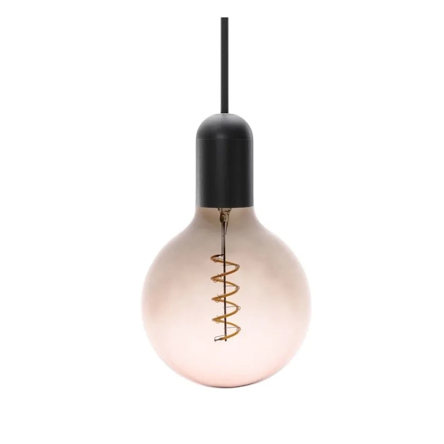 Lampadina LED FILAMENT SPIRAL G125 E27/4W/230V 2000K grigio/rosa