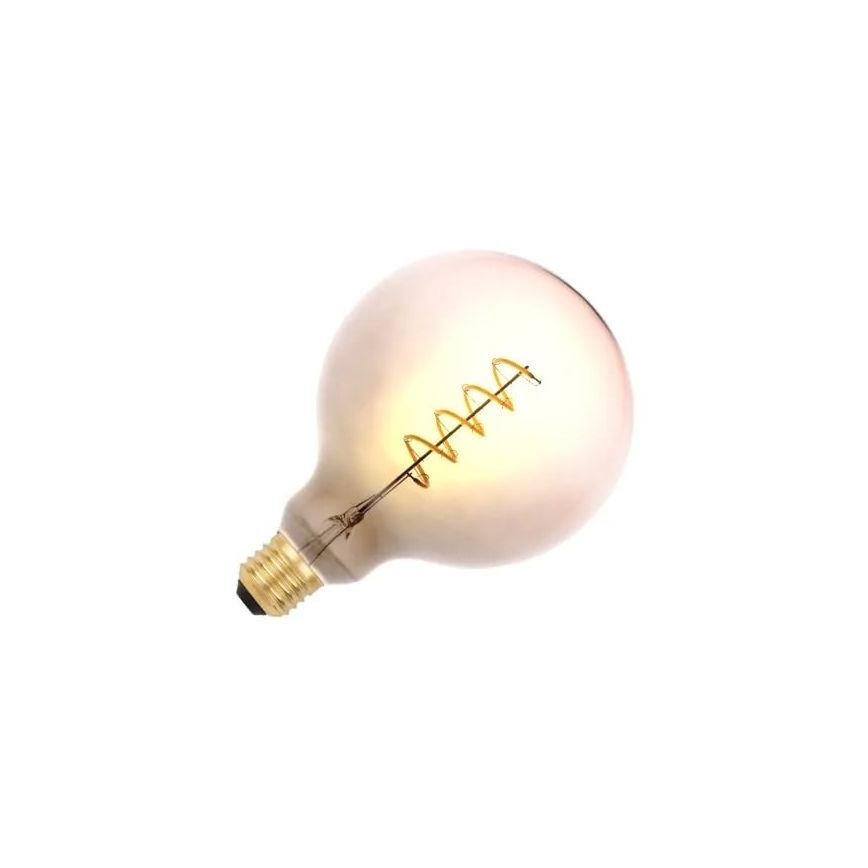 Lampadina LED FILAMENT SPIRAL G125 E27/4W/230V 2000K grigio/rosa