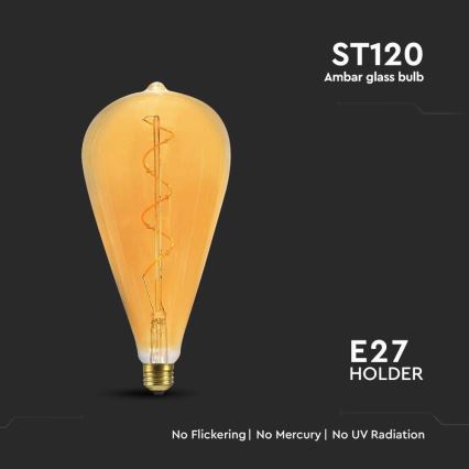 Lampadina LED FILAMENT ST120 E27/4W/230V 2700K