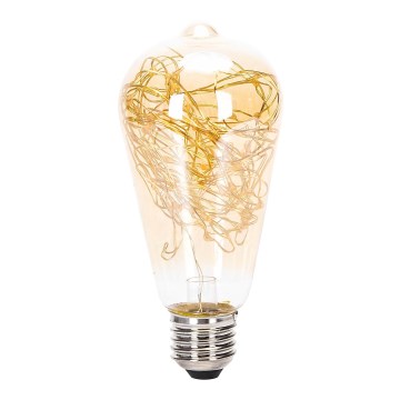 Lampadina LED FILAMENT ST64 E27/1,2W/230V 2500K - Aigostar