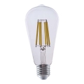 Lampadina LED FILAMENT ST64 E27/4W/230V 3000K Classe energetica A