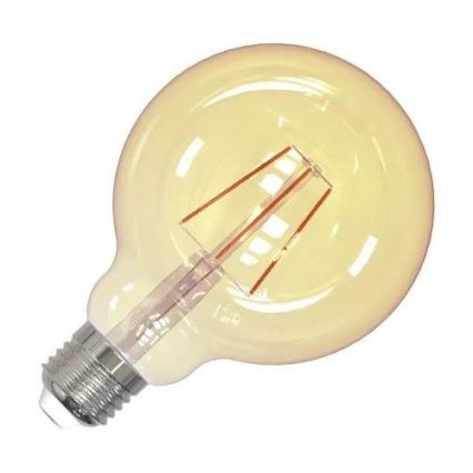 Lampadina LED FILAMENT VINTAGE G95 E27/4W/230V 2000K