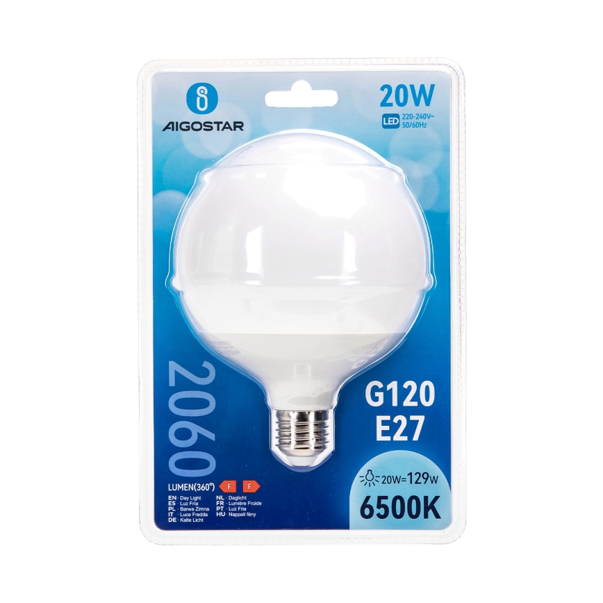 Lampadina LED G120 E27/20W/230V 6500K - Aigostar