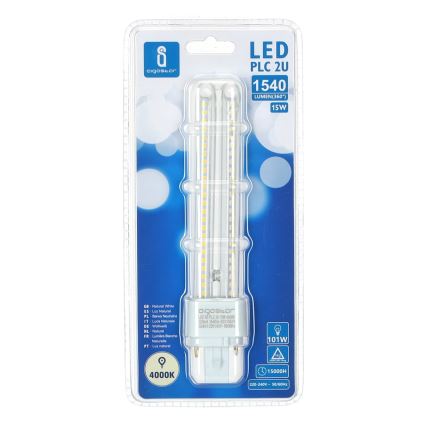 Lampadina LED G24D-3/15W/230V 4000K - Aigostar