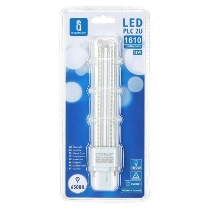 Lampadina LED G24D-3/15W/230V 6500K - Aigostar