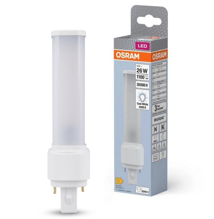 Lampadina LED G24d-3/9W/230V 4000K - Osram