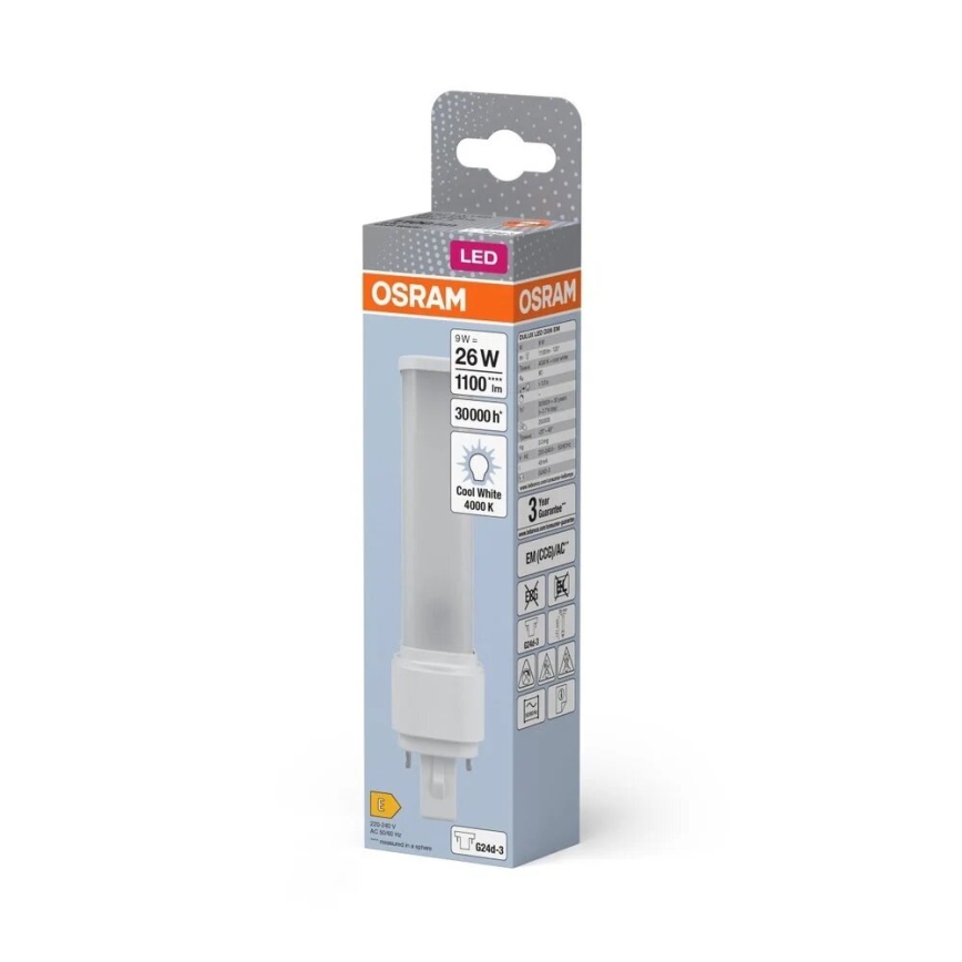 Lampadina LED G24d-3/9W/230V 4000K - Osram