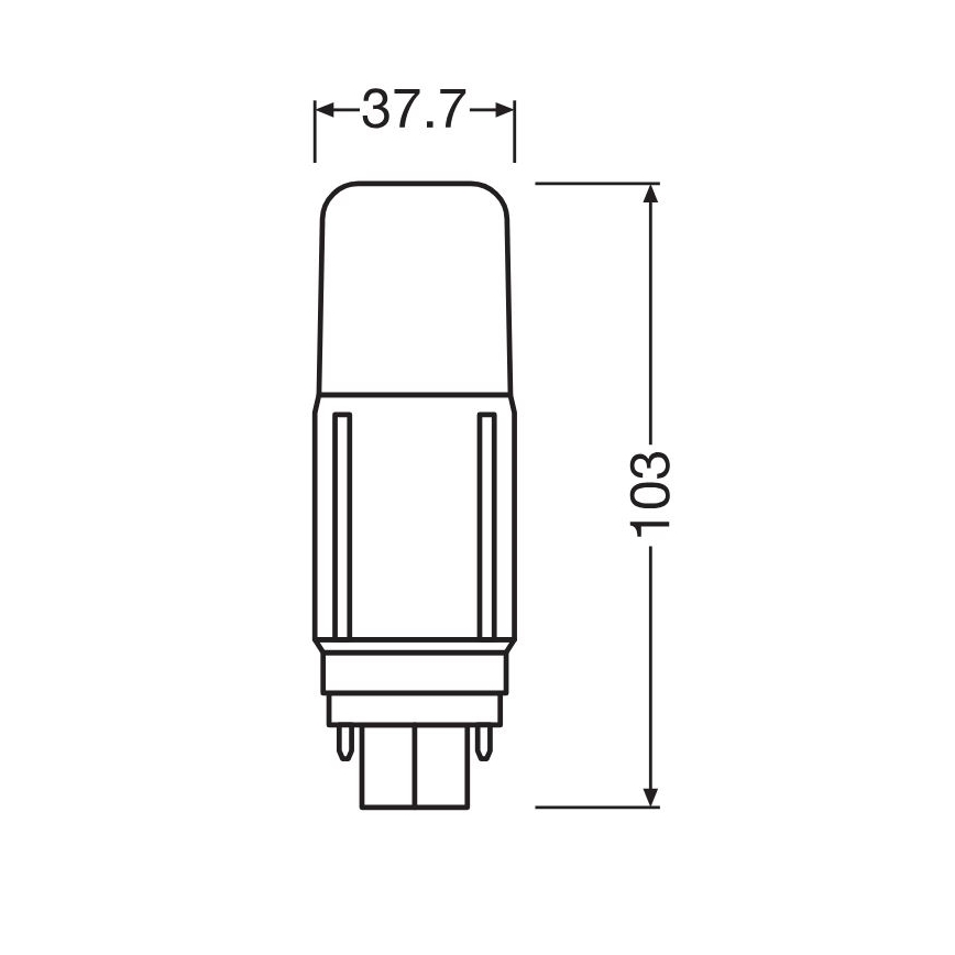 Lampadina LED G24d/5,5W/230V 3000K - Osram