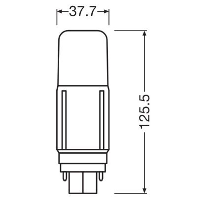 Lampadina LED G24d/9,5W/230V 3000K - Osram