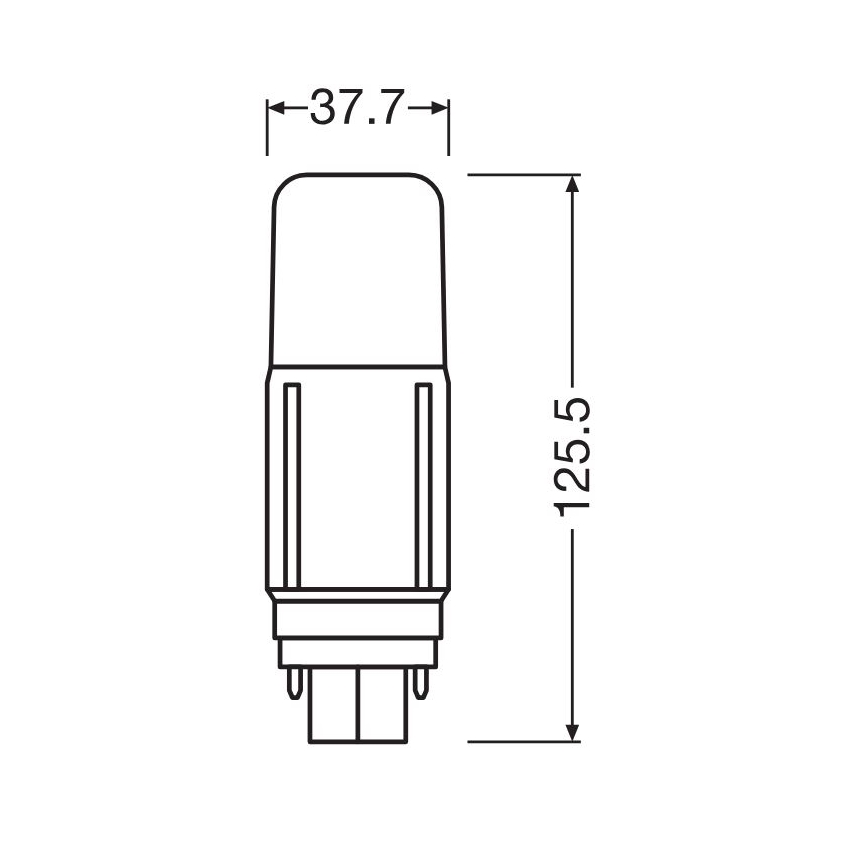 Lampadina LED G24d/9,5W/230V 3000K - Osram