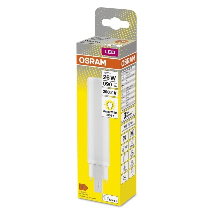 Lampadina LED G24q-3/10W/230V 3000K - Osram