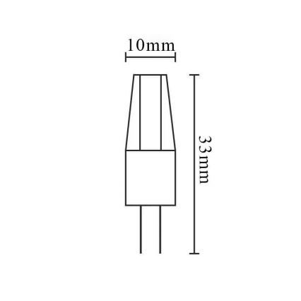 Lampadina LED G4/1,5W/12V 4000K