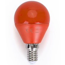 Lampadina LED G45 E14/4W/230V arancione - Aigostar 100003OFY