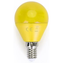 Lampadina LED G45 E14/4W/230V giallo - Aigostar 100003OGA