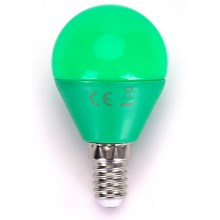 Lampadina LED G45 E14/4W/230V verde - Aigostar