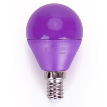 Lampadina LED G45 E14/4W/230V viola - Aigostar
