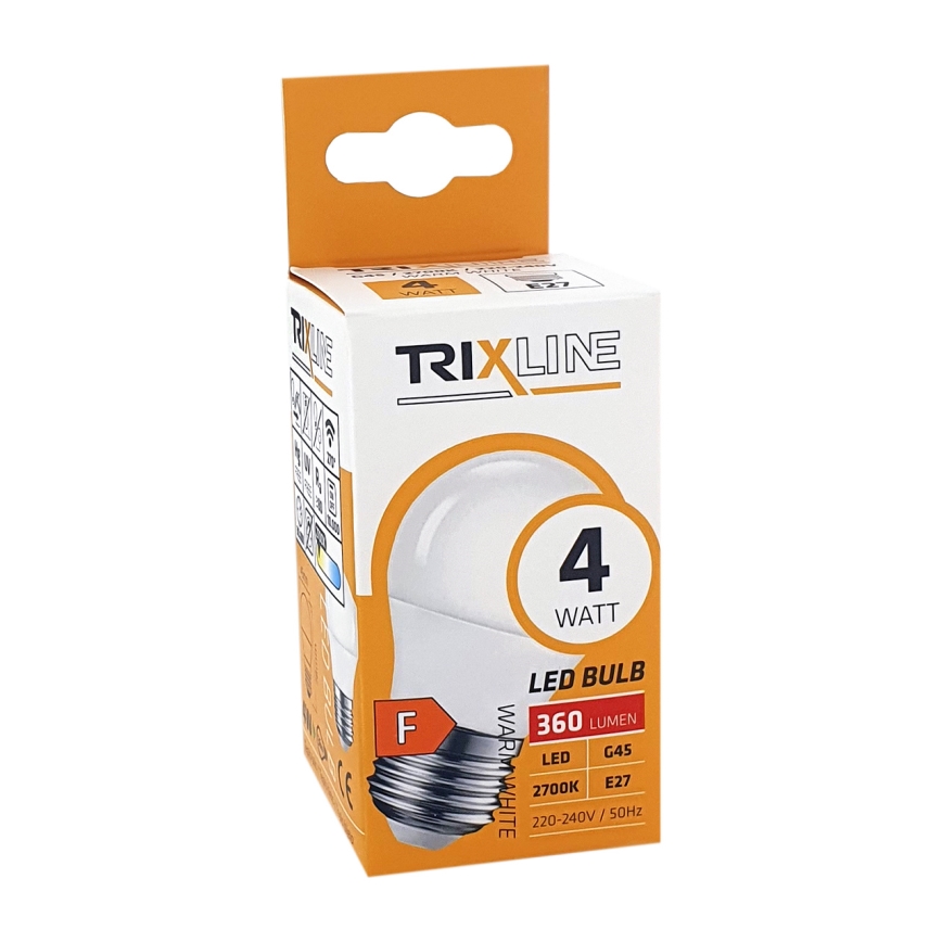 Lampadina LED G45 E27/4W/230V 2700K