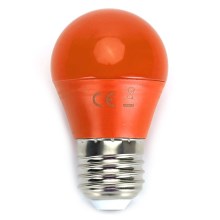 Lampadina LED G45 E27/4W/230V arancio- Aigostar 100003OGE