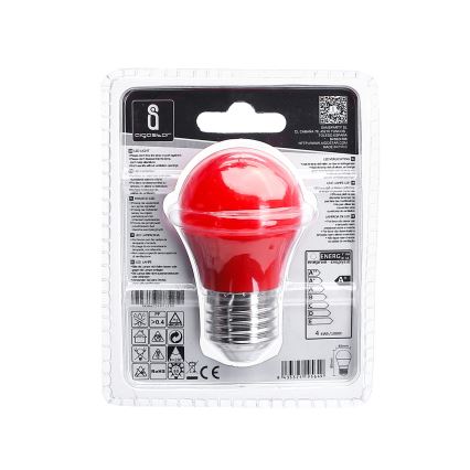 Lampadina LED G45 E27/4W/230V rossa - Aigostar